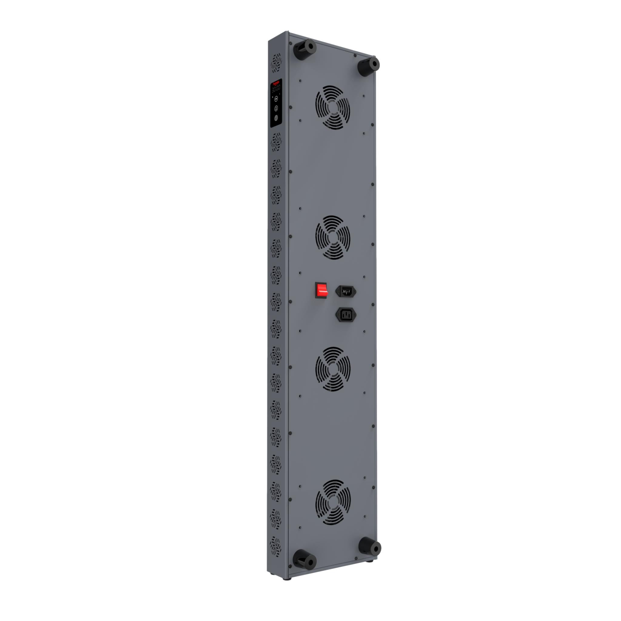 Hooga PRO1500 Red Light Therapy Panel Rear Angled View Showing Cooling System